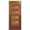 Codel Doors 36" x 80" Fir Grain Shaker Exterior Fiberglass Door 3068LHISPFG5PSHK49161DB - alternate 1